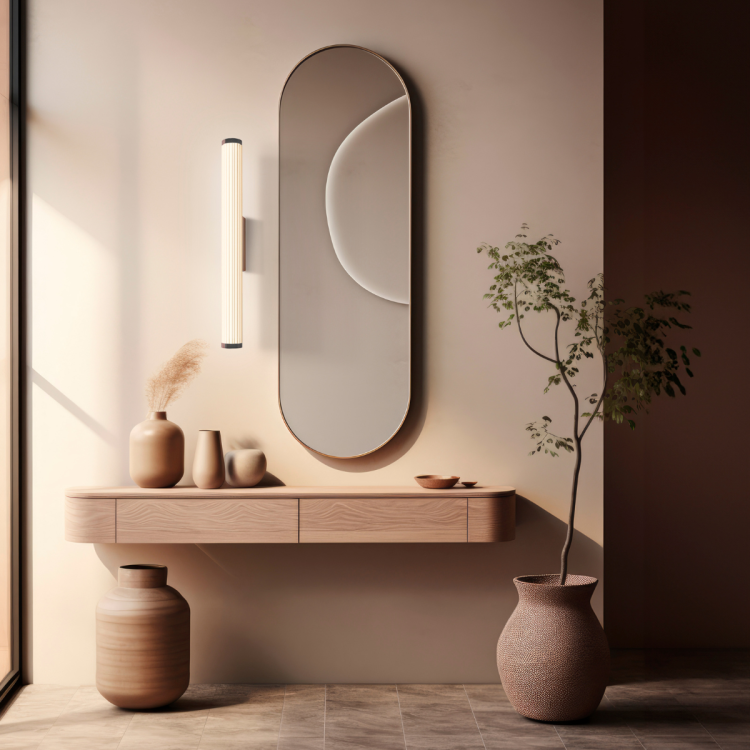 Kinkiet Vena 45 cm coffe LED CCT - 12095