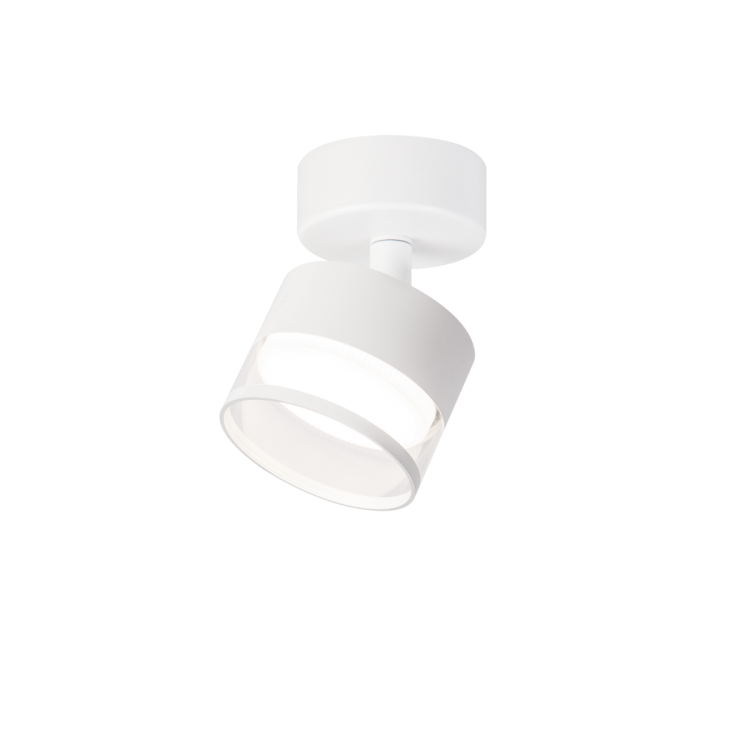 Spot Kendal 1 transparetny / biały GX53 - 12105