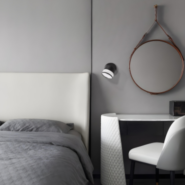 Spot Kendal 2 transparetny / czarny GX53