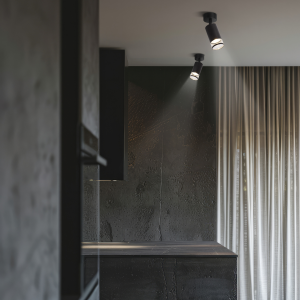 Spot Virella 1 czarny 1xGU10