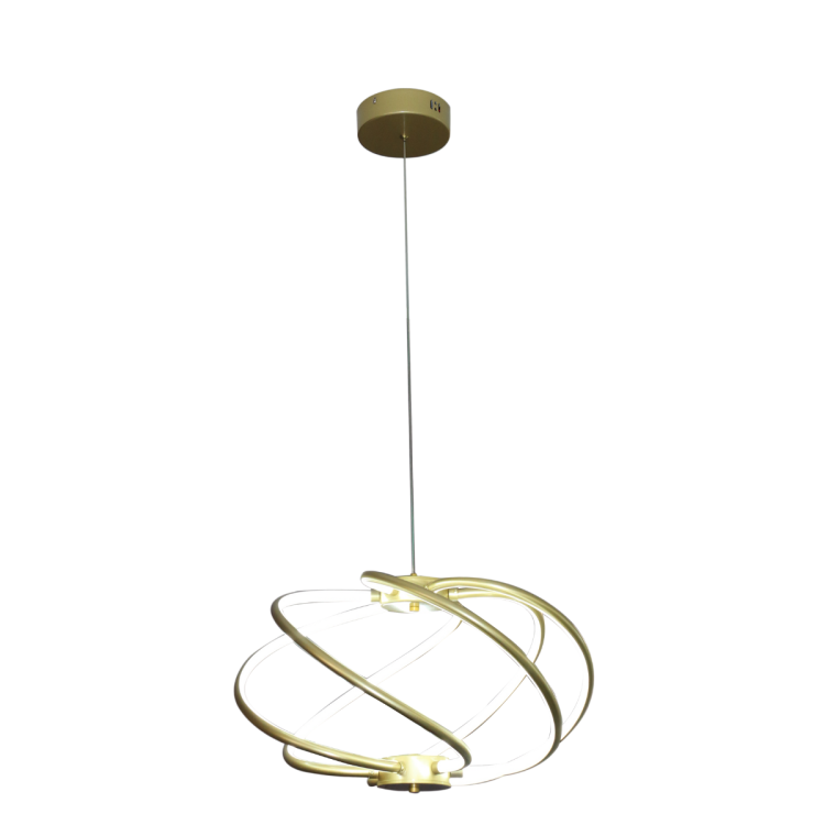 Lampa wisząca Kandor złota LED CCT - 12195