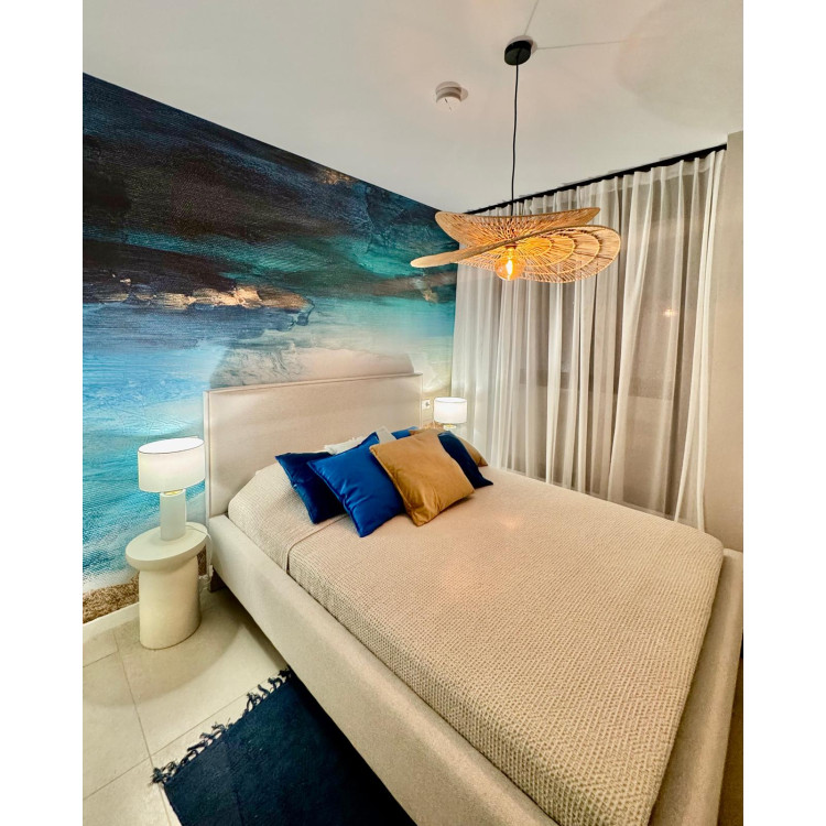 Rattanowa lampa wisząca Raya naturalna 1xE27 - 12206