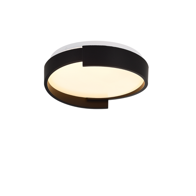 Plafon Halo 27 cm czarny LED CCT - 12221