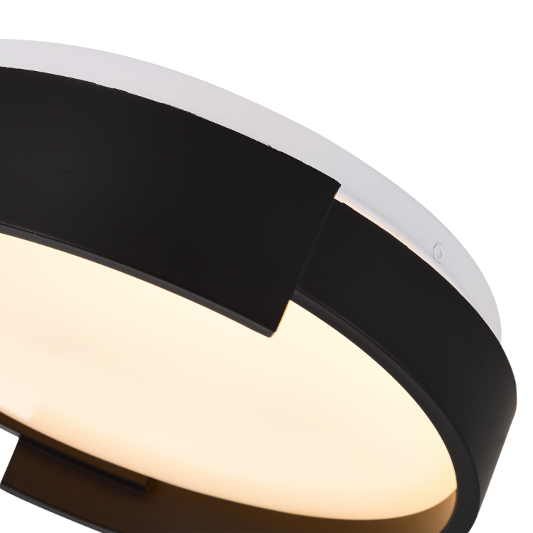 Plafon Halo 27 cm czarny LED CCT - 12222