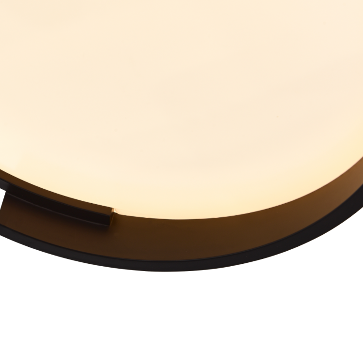 Plafon Halo 38 cm czarny LED CCT - 12226