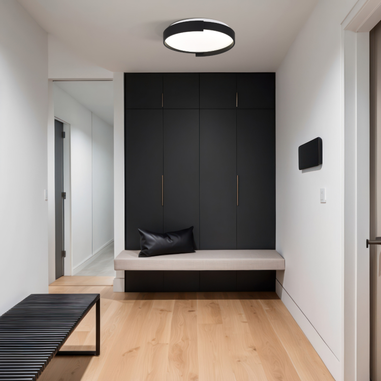 Plafon Ronda czarny LED CCT - 12250