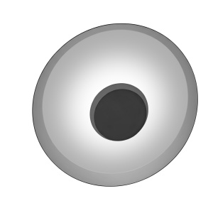 Plafon COCO 60 cm biały LED