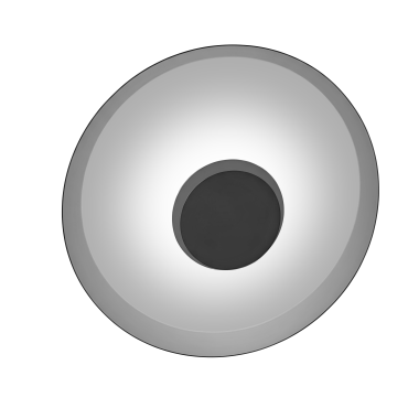 Plafon COCO 60 cm biały LED