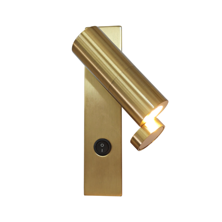 Kinkiet Miri złoty LED - 12374