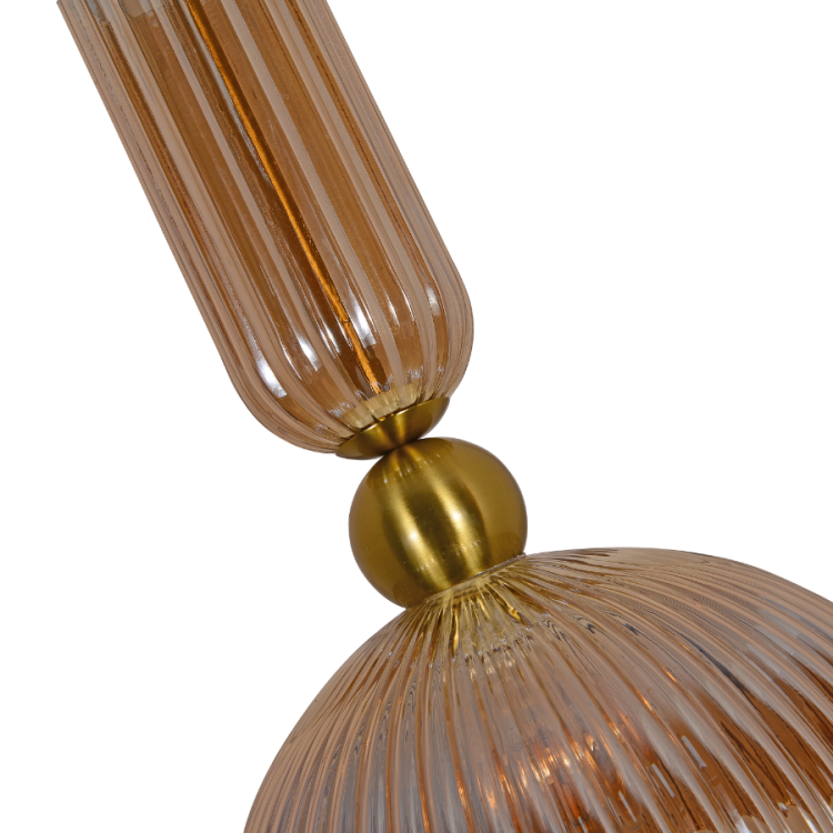 Piega 1 wisząca duża Bursztynowa - 12376