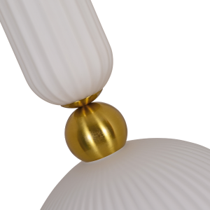 Piega 1 wisząca duża biała