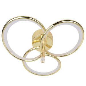 Azina 3 Plafon złota LED