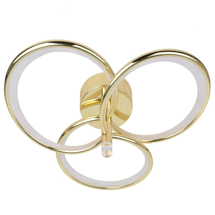 Azina 3 Plafon złota LED - 12409