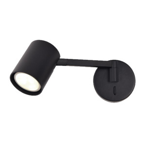 Kinkiet z wysięgnikiem Snow NEW czarny 1xGU10