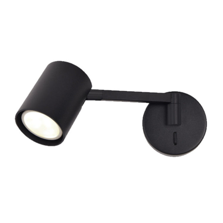 Kinkiet z wysięgnikiem Snow NEW czarny 1xGU10 - 12440