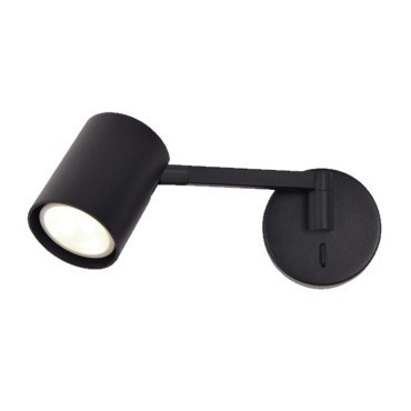 Kinkiet z wysięgnikiem Snow NEW czarny 1xGU10