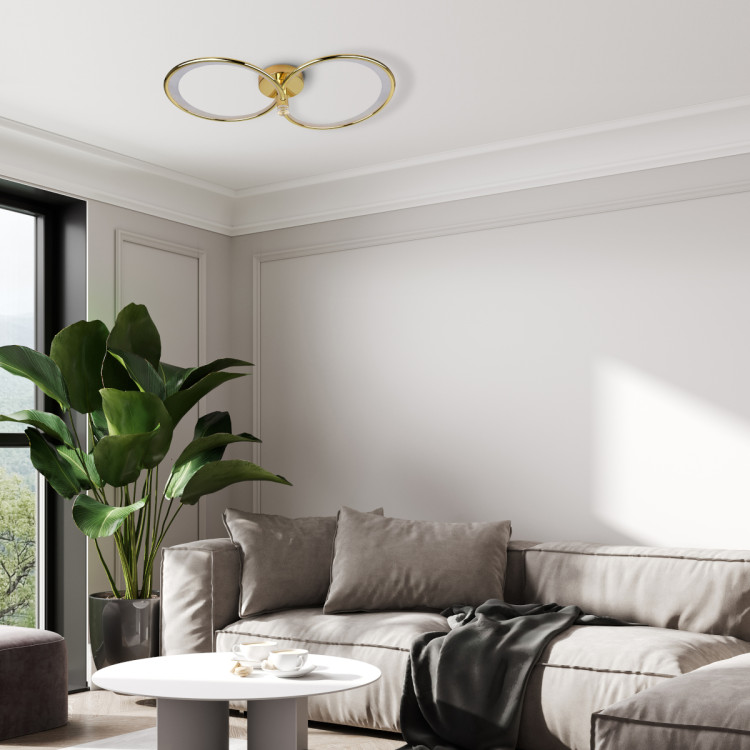 Azina 2 Plafon złota LED - 12444