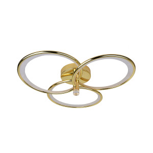 Azina 3 Plafon złota LED