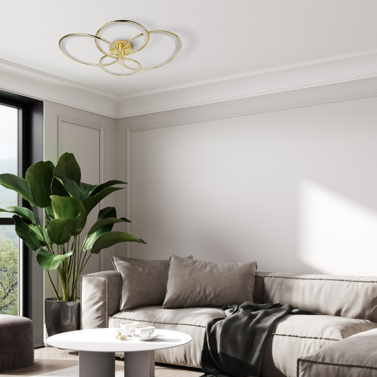 Azina 4 Plafon złota LED - 12449