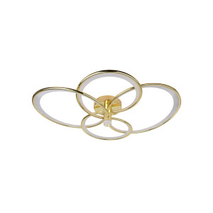 Azina 4 Plafon złota LED