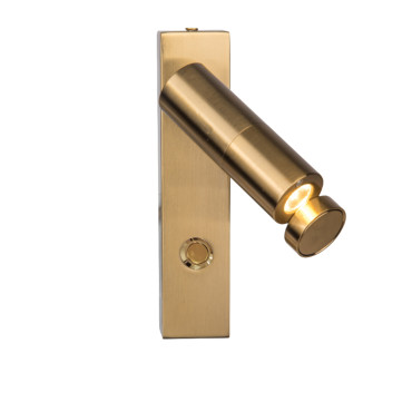 Kinkiet Miri złoty LED