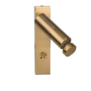 Kinkiet Miri złoty LED