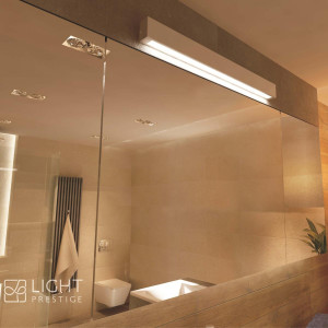 Kinkiet Ibros 93 cm biały IP44 LED CCT