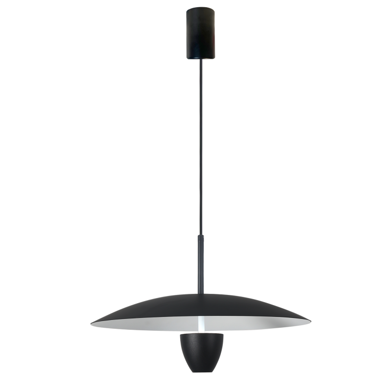 Lampa wisząca Ufo L czarna LED CCT - 12509