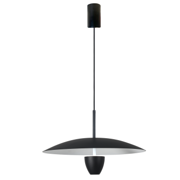Lampa wisząca Ufo L czarna LED CCT