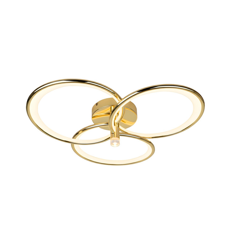 Azina 3 Plafon złota LED - 12546