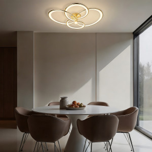 Azina 4 Plafon złota LED