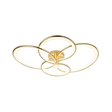 Azina 4 Plafon złota LED