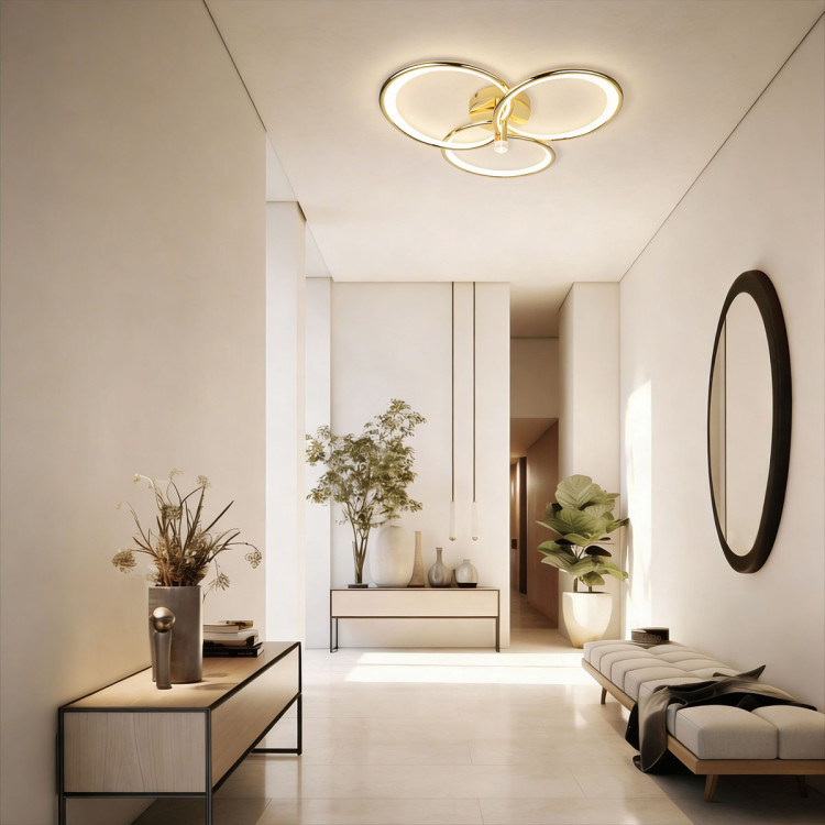 Azina 3 Plafon złota LED - 12556