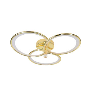 Azina 3 Plafon złota LED