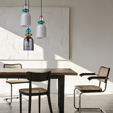 Lampa wisząca Tropea dymna 1xE27