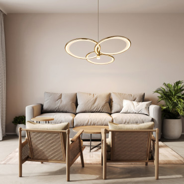 Azina 3 wisząca aranżacja salon