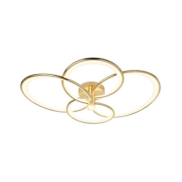 Azina 4 Plafon złota LED