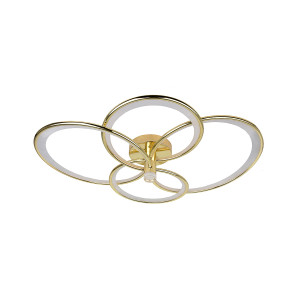 Azina 4 Plafon złota LED