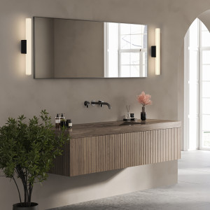 kinkiet łazienkowy IP44 czarny LED
