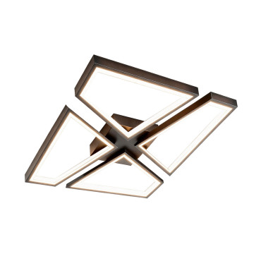 Plafon Nivra czarny LED CCT