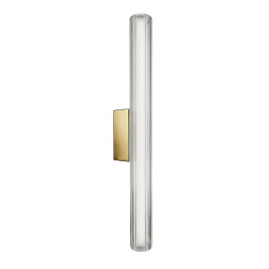 nowoczesny kinkiet Linea złoty 61 cm