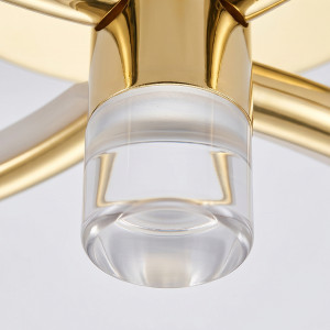 detal lampy Azina 3 LED złoty