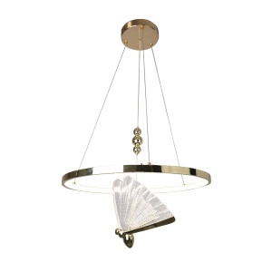 lampa wisząca Marissa Ring złota LED CCT