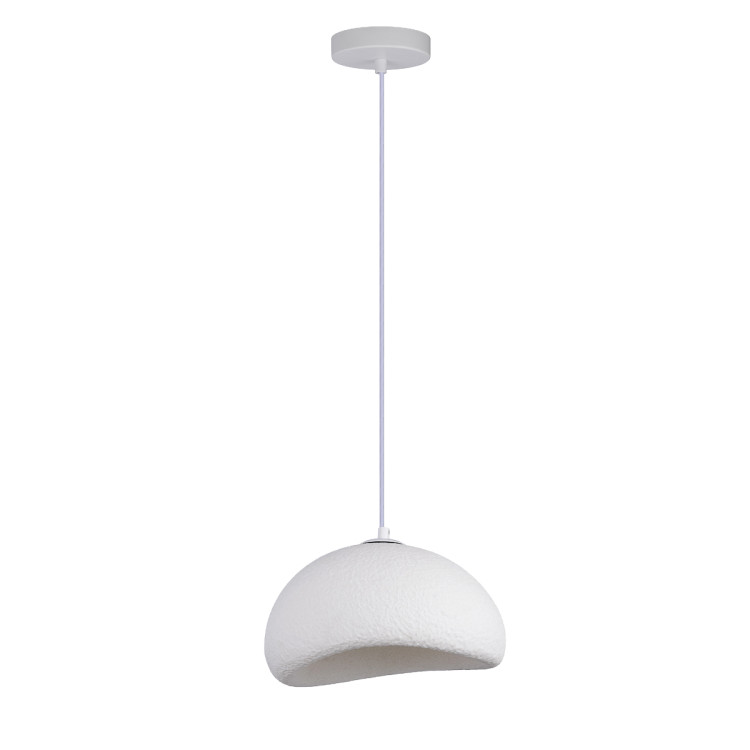 lampa wisząca gx53 biała minimalistyczna - 12681