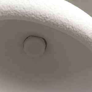 lampa wisząca nube 30 cm zbliżenie klosza