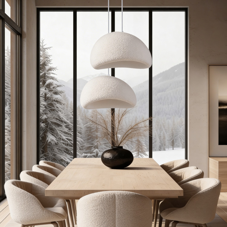 lampa nube 50 cm nad stołem jadalnia - 12711