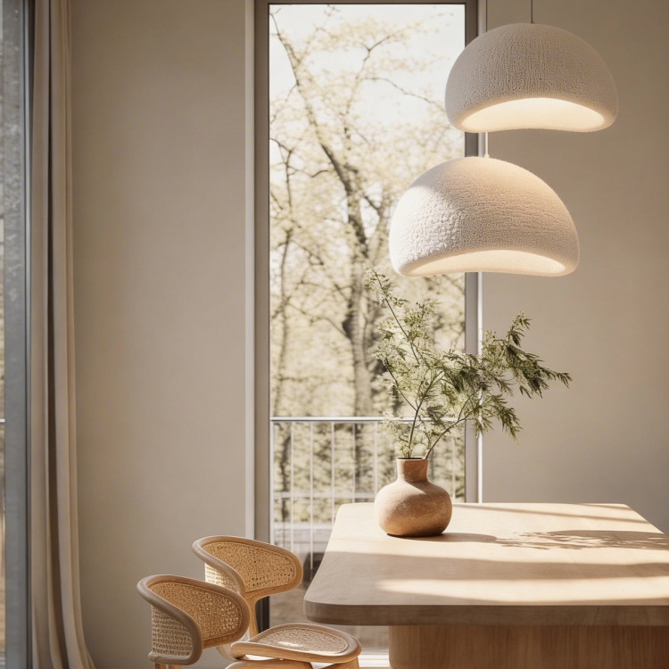 lampa wisząca nube 50 cm aranżacja salon - 12712