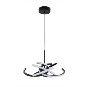 Spider 48 cm LED czarna do nowoczesnych wnętrz