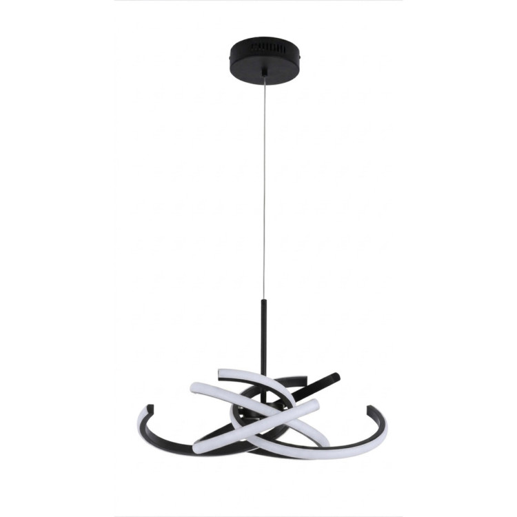 Spider 48 cm LED czarna do nowoczesnych wnętrz - 12727