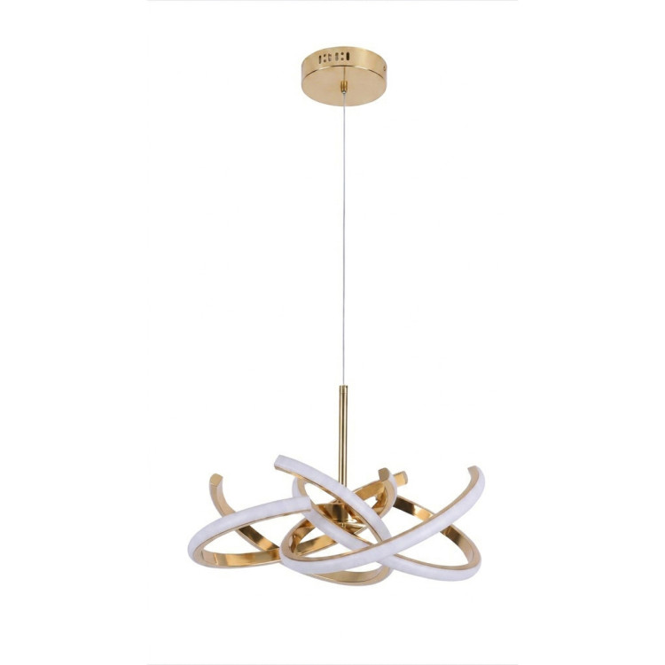 Lampa wisząca Spider 58 cm złota LED CCT - 12738